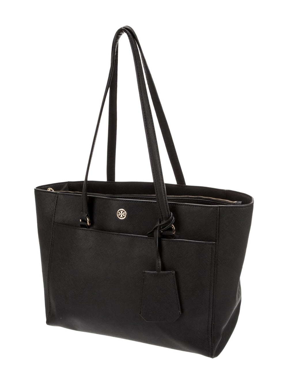 Tory Burch Black Saffiano Tote / Work Bag